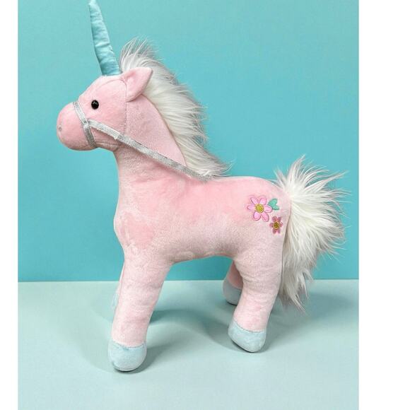 Gund Starflower Pony 4059109 15.5” Tall Pink Stuffed - Picture 1 of 10